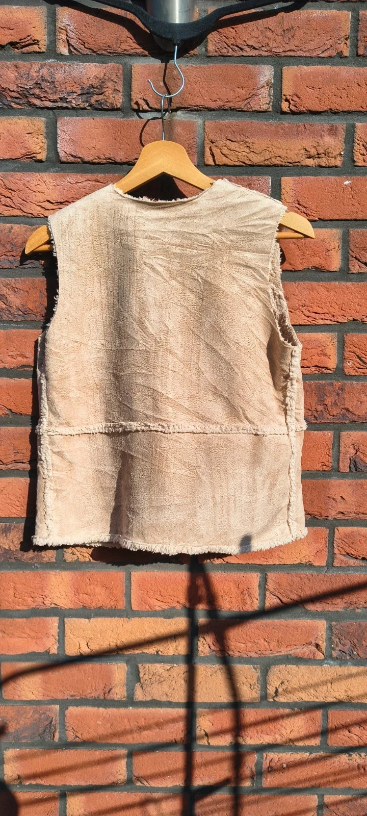 Maggie Breen Too teddy gilet bege | Forro macio | Visual vintage | tamanho de uso p| #236 – photo 6